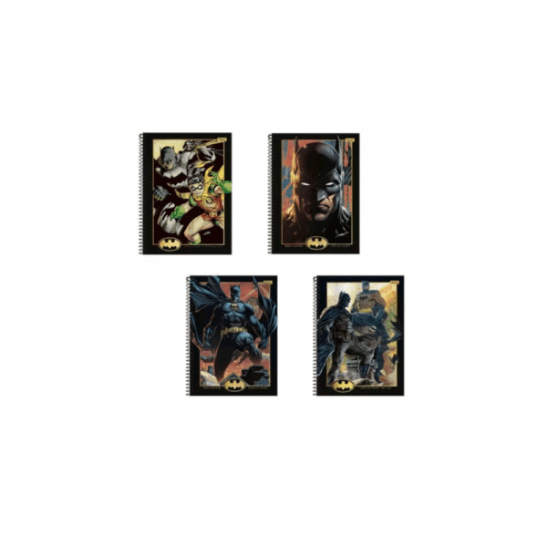 CADERNOS BATMAN – FORONI / 1 MATÉRIA / 80 FOLHAS / DC COMICS / BATMAN E ROBIN / MATERIAL ESCOLAR
