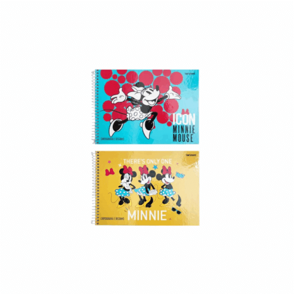 Caderno De Desenho Minnie 80 Folhas
