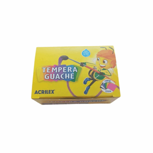Tinta Para Criança Desenhar Pintar Colorir Tempera Guache Infantil Acrilex