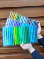 Kit Canetinhas Hidrográficas GRASP | 100 Cores Laváveis Para Desenho e Pintura - Imagem 3