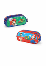 ESTOJO ESCOLAR DUPLO SUPER MARIO | LUXCEL ORIGINAL | NINTENDO