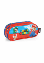 ESTOJO ESCOLAR DUPLO SUPER MARIO | LUXCEL ORIGINAL | NINTENDO - Imagem 2