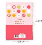 Caderno Universitário Minnie Mouse Disney | 1 Matéria | 80 Folhas - Imagem 3